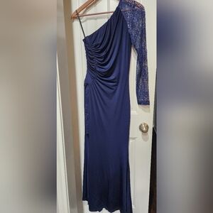 Blue formal gown
